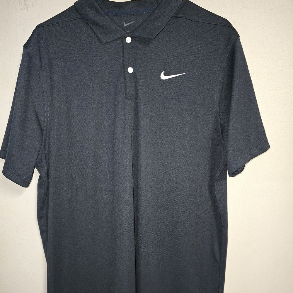 Nike men polo shirt-navy blue